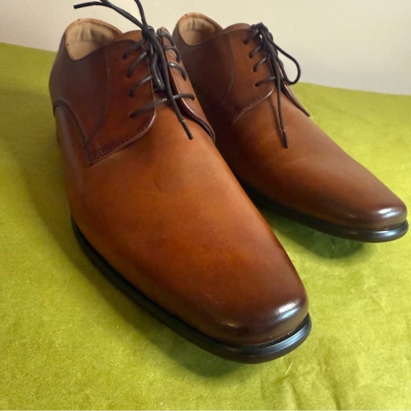 Florsheim Brown Leather Oxford Shoes - Picture 7 of 11